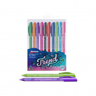 Lapicero tinta semi gel estuche 10und GL-32M Artesco