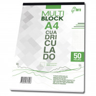 BLOCK DE NOTAS CUADRICULADO A4 50H LORO