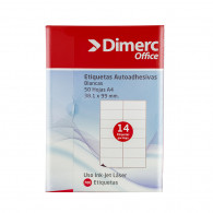 ETIQ INKJET A4 005(38.1X99MM) 50H 700UN CJA DIMERC