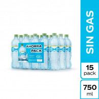 AGUA D/MESA S/GAS 750 ML PACK X 15 UND SAN LUIS