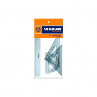 ESTUCHE GEOMETRICO PP 20CM ZIPPER VINIFAN
