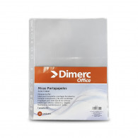 PORTA PAPEL TRANSP A4 X 10 UN DIMERC