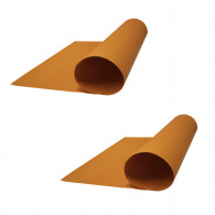 Cartulina corrugada naranja x 2 unidades