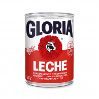 LECHE RECONSTITUIDA LIGHT LATA ROJA 390 GR GLORIA
