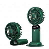 VENTILADOR FAN RECARGABLE 5 VEL VERDE