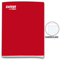 CUAD ENGRAP CUADRIC A4 80H ROJO XTEEN COLLEGE