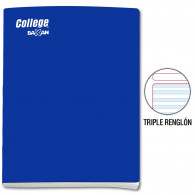 CUAD ENGRAP T/RENGLON A 4 80H AZUL C/SOMBRA BAKAN COLLEGE