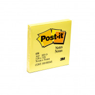 NOTAS ADH. 3 X 3 100H AMARILLO 654 POST IT