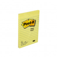 NOTAS ADH. 4 X 6 RAYADO 100H AMARILLO 660 POST IT