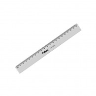 REGLA ACRILICA 20CM TRANSPARENTE FULTONS