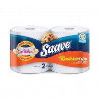 PAPEL HIG. 2H BL RESISTEMAX 15MT X 2 ROLL SUAVE