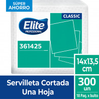 SERVILLETA INST CORTADA CLASSIC 14X135CMX300UN ELI