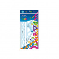 Estuche geometrico irrompible 30cm trend Artesco