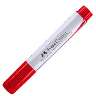 Plumon para pizarra punta gruesa 123-R rojo jumbo Faber Castell