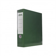 Archivador palanca carton plastificado lomo ancho oficio verde oscuro Nikel