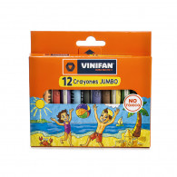 Crayones jumbo x 12 unidades Vinifan