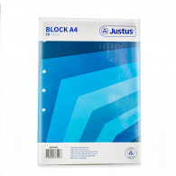 Block rayado A4 50 hojas Justus