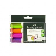 Plumones para pizarra new jumbo 123 carton x 4 unidades  Faber Castell