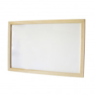 PIZARRA BLANCA 45 X 60 CM M/MADERA DIMERC