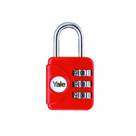 CANDADO YALE COMBINACION ROJO YP1 YALE