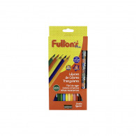 COLORES LARGOS TRIANG X12+LAPIZ+TAJADOR FULTONS