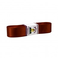 Cinta satinada rojo 2.5cm rollo x 10 metros