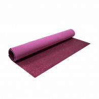 Microporoso 1.5mm glitter fucsia 50cm x 70cm x 1 unidad