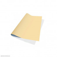 Papel lustre color crema rollo x 3 unidades
