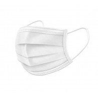 Mascarilla 3 pliegues blanco cn104-b PQ50 Dimerc