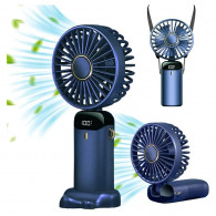 VENTILADOR FAN RECARGABLE 5 VEL AZUL	