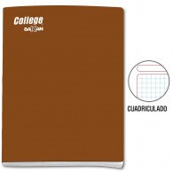 Cuaderno engrapado cuadriculado A4x80 hojas Bakan Colores surtidos