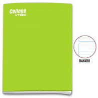 Cuaderno rayado A4 x 80 hojas verde limón Xteen
