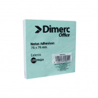 NOTAS ADH. 3 X 3 100H CELESTE DIMERC