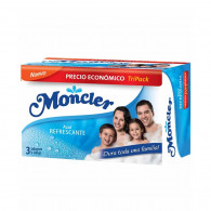 Jabón tocador azul refrescante 3pack x145 gr Moncler