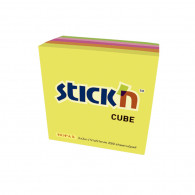 NOTAS ADH. 2 X 2 MINI CUBO NEON 250H SURT STICK IN