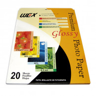PAPEL FOTOGRAFICO GLOSSY A4 170GR X 20H WEX