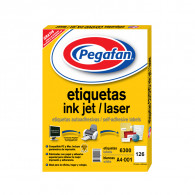 ETIQ INKJET A4 001(15X26MM) 50H 6300UN CJA PEGAFAN