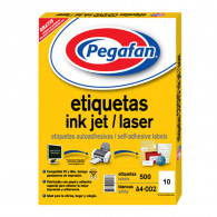 ETIQ INKJET A4 002(55.8X99MM) 50H 500UN CJA PEGAFA