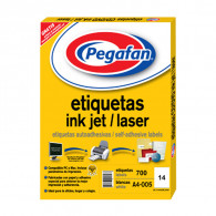 ETIQ INKJET A4 005(38.1X99MM) 50H 700UN CJA PEGAFA