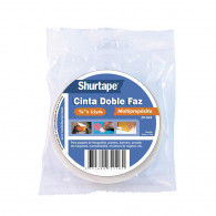 CINTA ADHESIVA DOBLE FAZ 3/4 PULGADA X11 YDS SHURTAPE