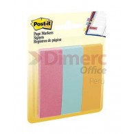 BANDERITAS ADH. PAPEL 1X3 50UN XCOL 5222 POST IT