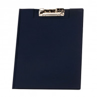 FOLDER DOBLE TAPA CON SUJETADOR SUPERIOR AZUL 