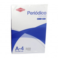 PAPEL PERIODICO A 4 NATURAL X 500H