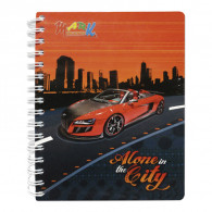 CUADERNO D/RING CUADRIC A5 160H DISENO MARK BOOK