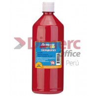 TEMPERA ROJO 1 LITRO ARTESCO