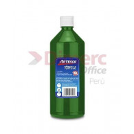 TEMPERA VERDE 1 LITRO ARTESCO