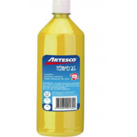 TEMPERA X 1 LITRO  AMARILLO  ARTESCO