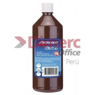 TEMPERA  X 1 LITRO MARRON ARTESCO