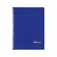 CUADERNO ESPIRAL CUADRIC A4 100H SOLIDO IRIS COLOR