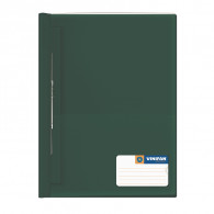 FOLDER TAPA TRANSP A4 CON FASTENER VERDE OSCURO 